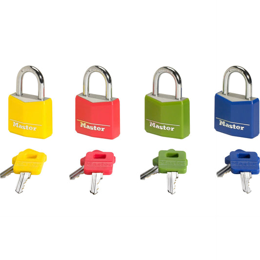 Master Lock Padlock 30mm assorted colours 9131EURDCOL