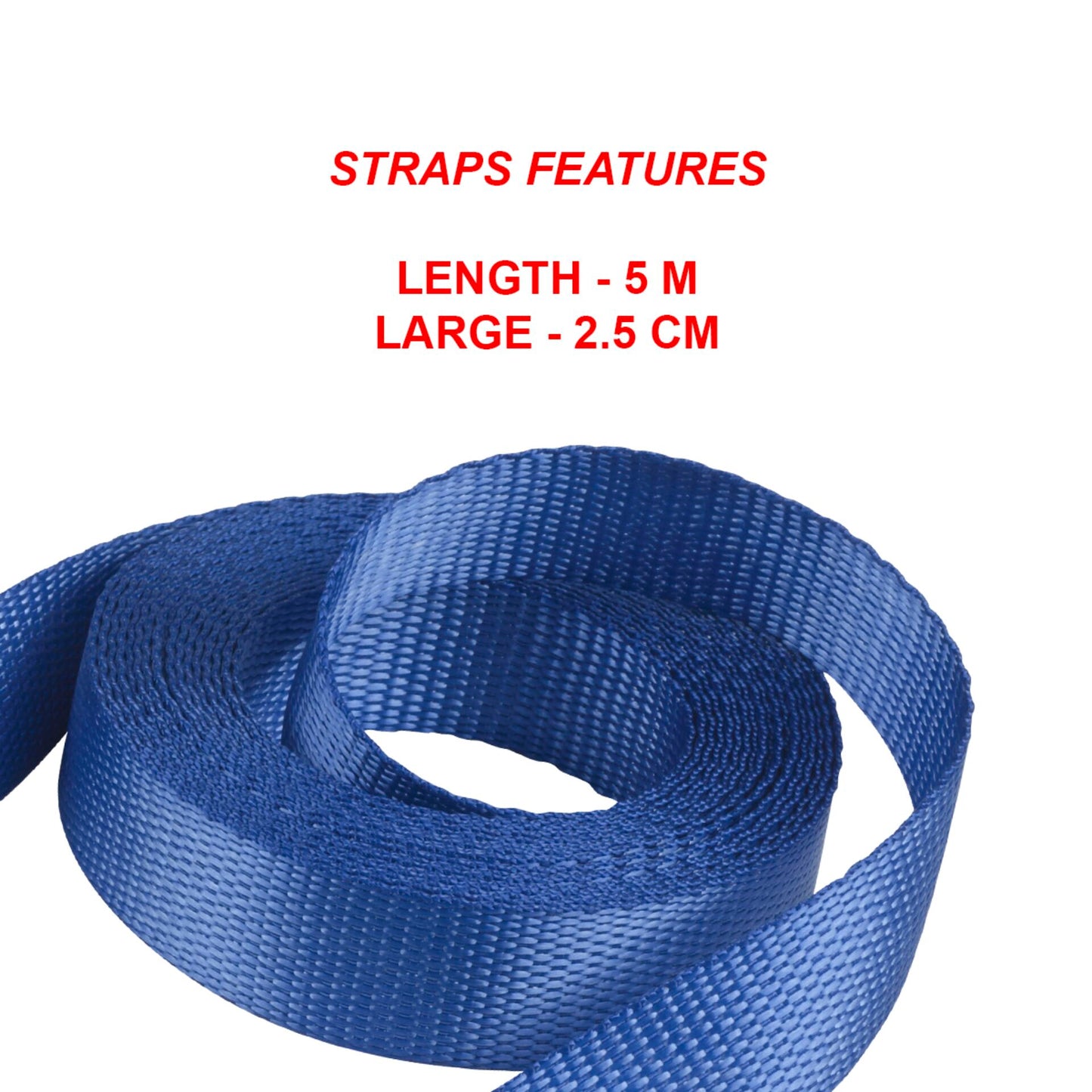 Master Lock Ratchet tie-down Strap 5m blue 4365EURDAT