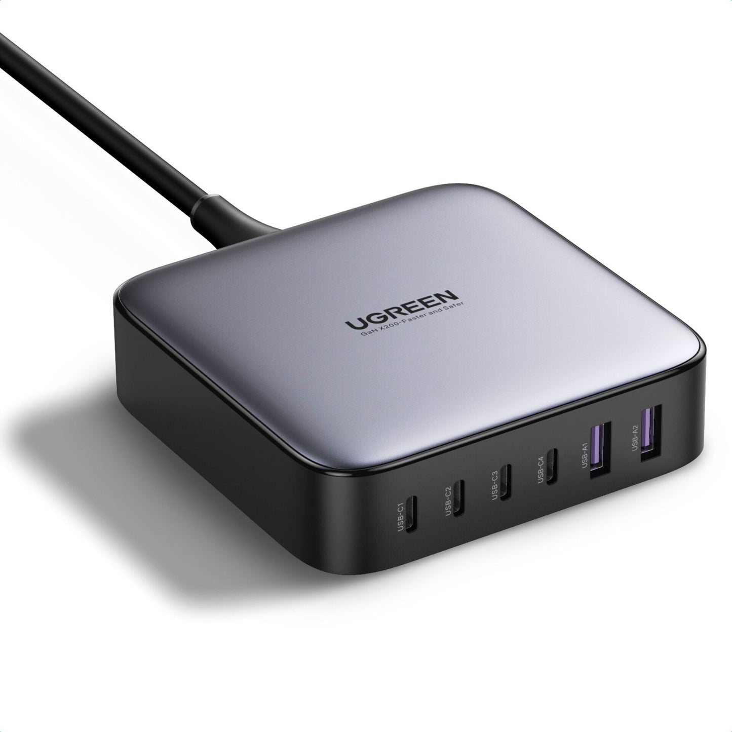 UGREEN 2USB-A+4USB-C 200W Desktop Fast Charger