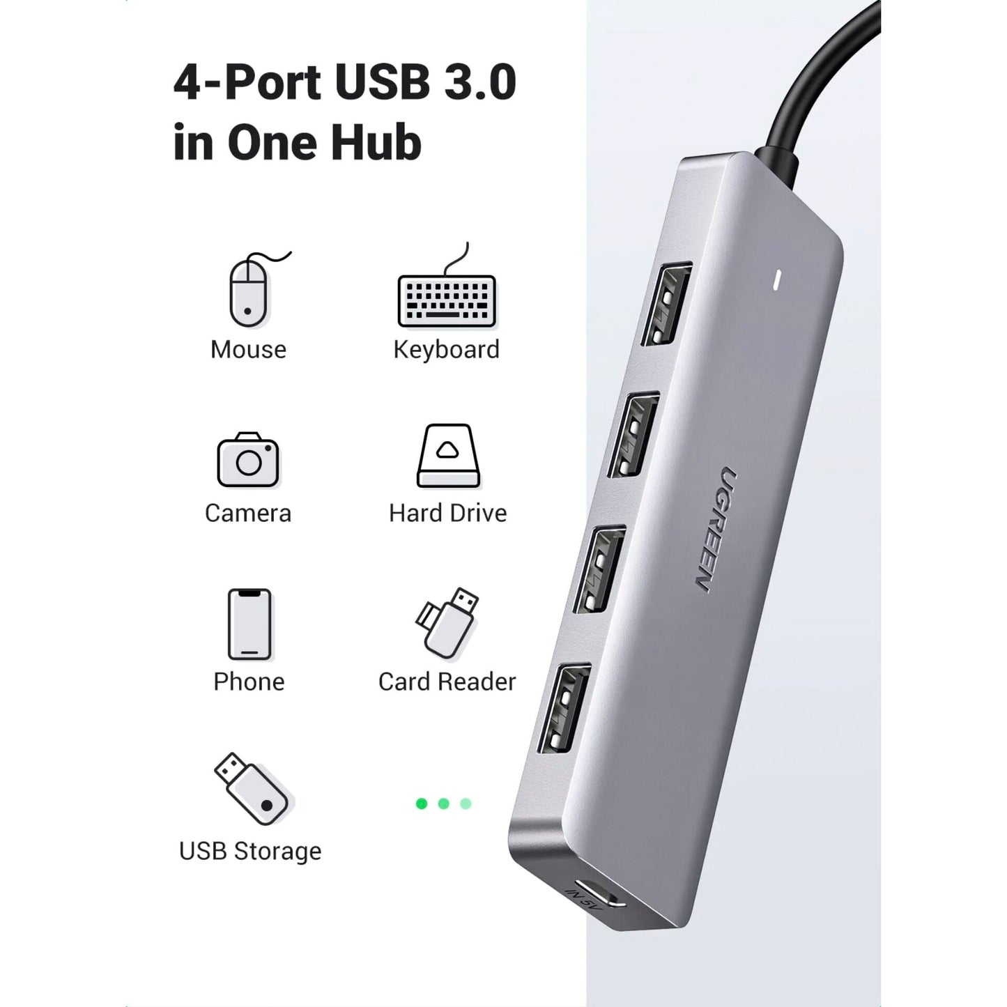 UGREEN USB-C 3.0 To 4 Ports HUB