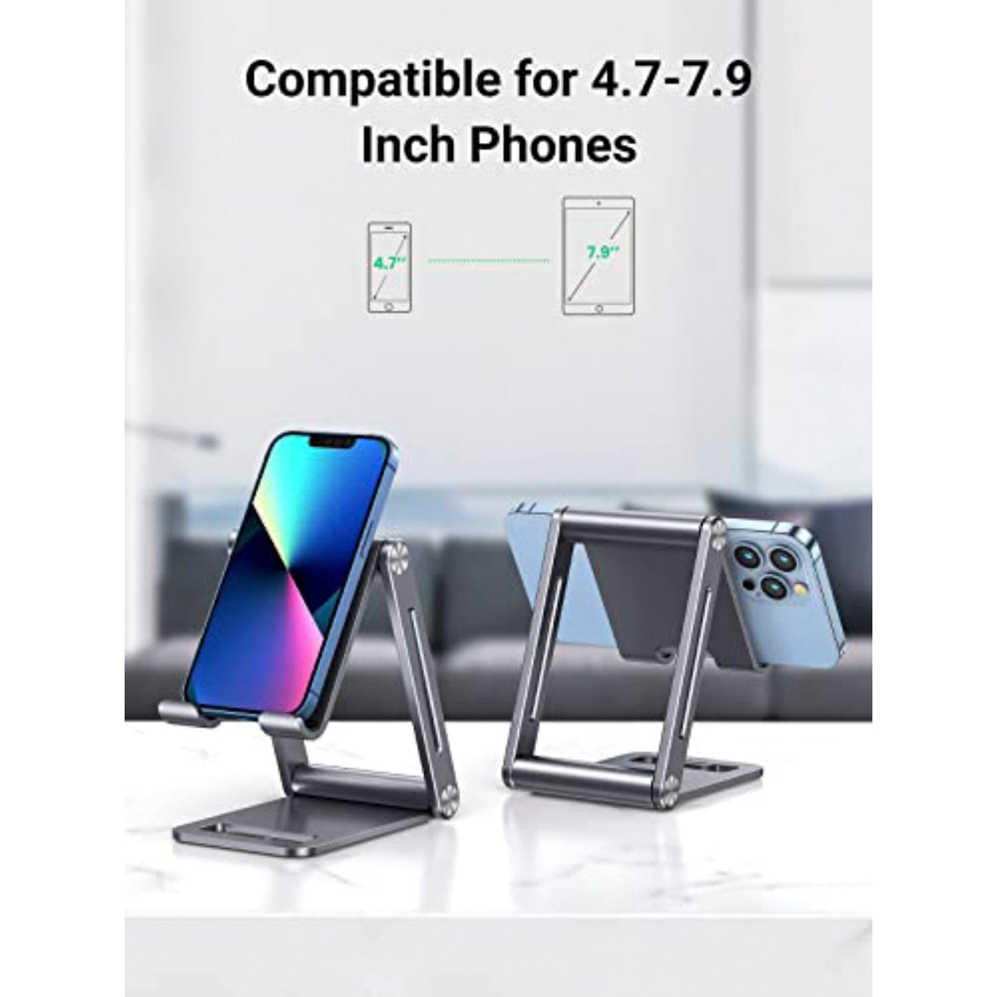 UGREEN Foldable Multi-Angle Phone Stand Gray