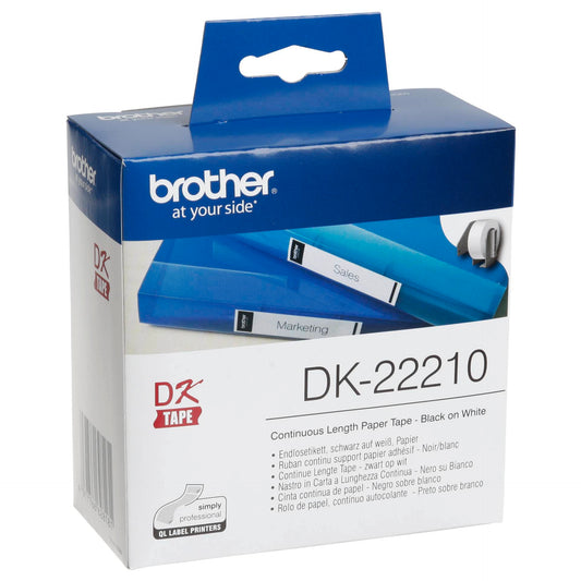 Brother Continuous Paper Tape white, 30,48 m x 29 mm  DK-22210