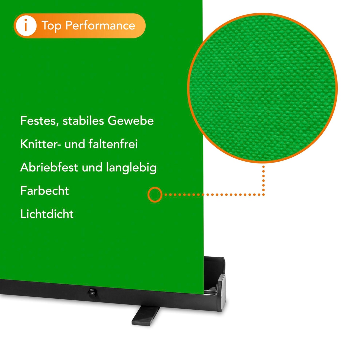 Walimex pro Roll-up Panel Background 210x220cm green