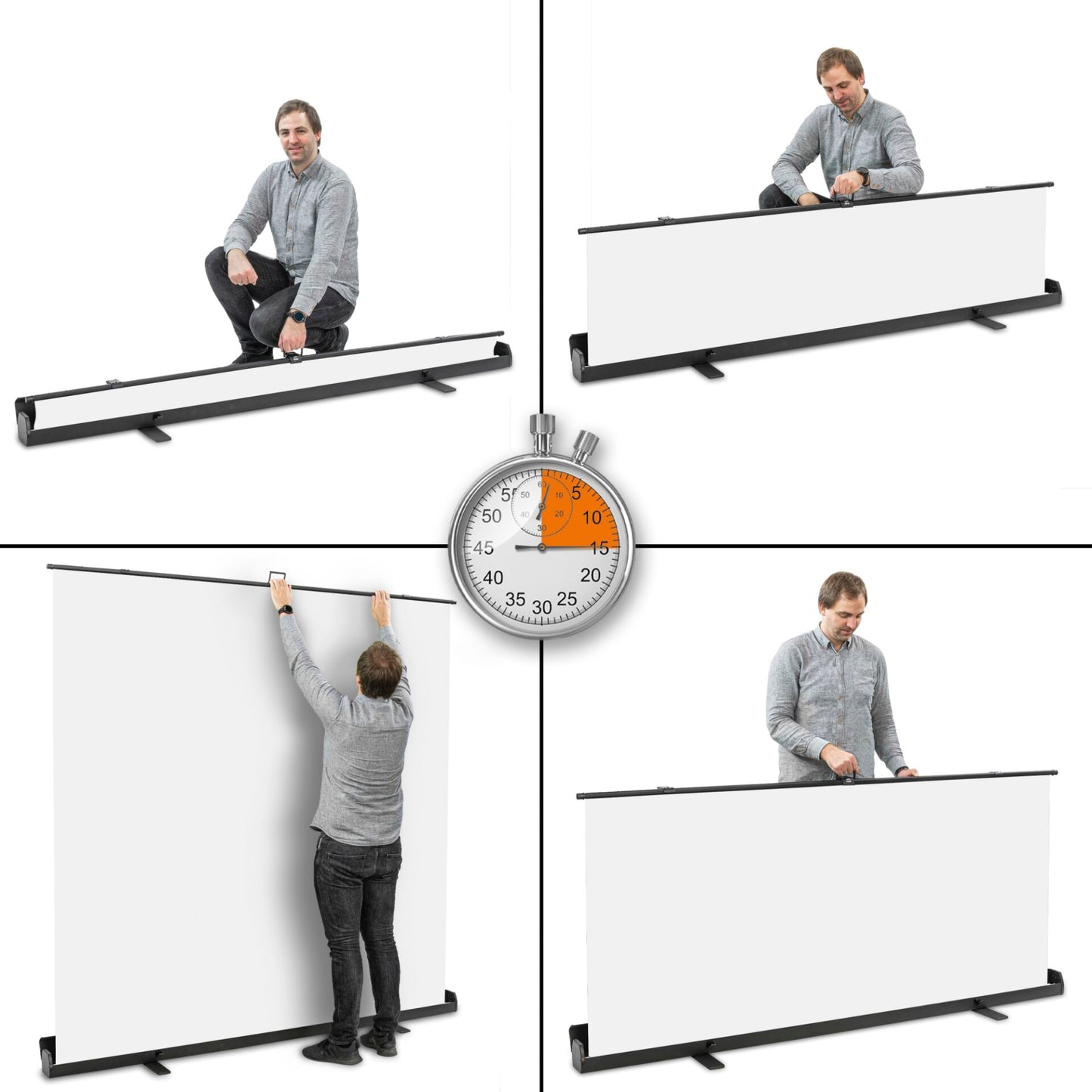 Walimex pro Roll-up Panel Background 210x220cm white