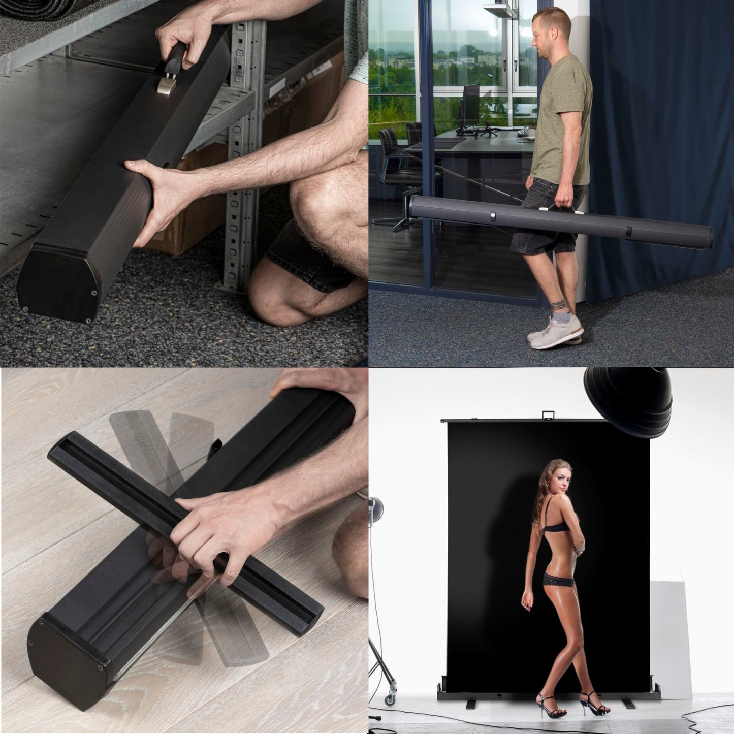 Walimex pro Roll-up Panel Background 210x220cm black