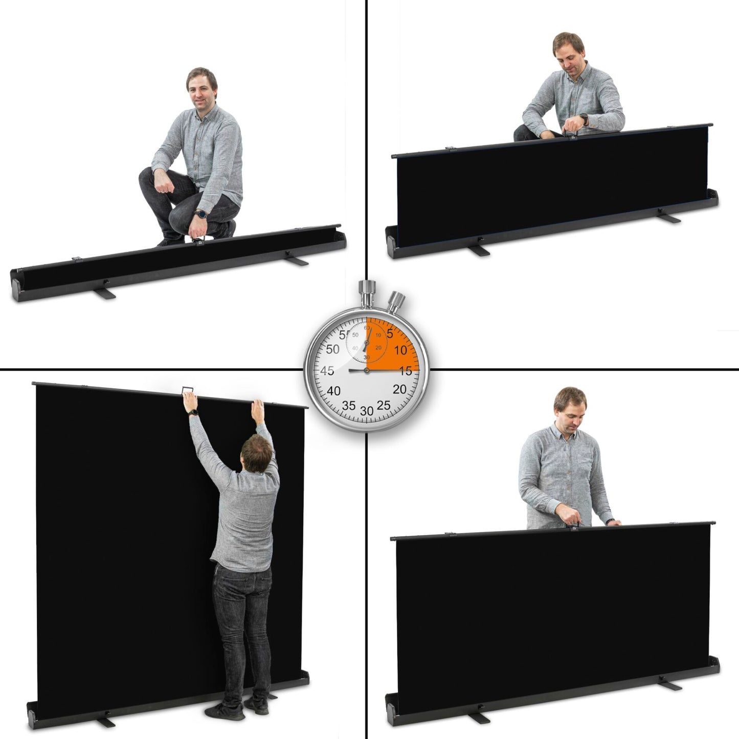 Walimex pro Roll-up Panel Background 210x220cm black