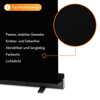 Walimex pro Roll-up Panel Background 210x220cm black