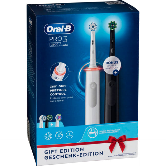 Oral-B PRO 3 3900 Duopack Black-White Edition        JAS22