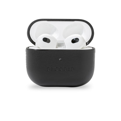 Decoded Leather Aircase Lite for Airpods Gen 3 Black