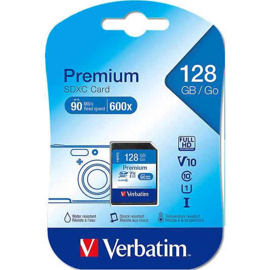 Verbatim SDXC Card 128GB Class 10