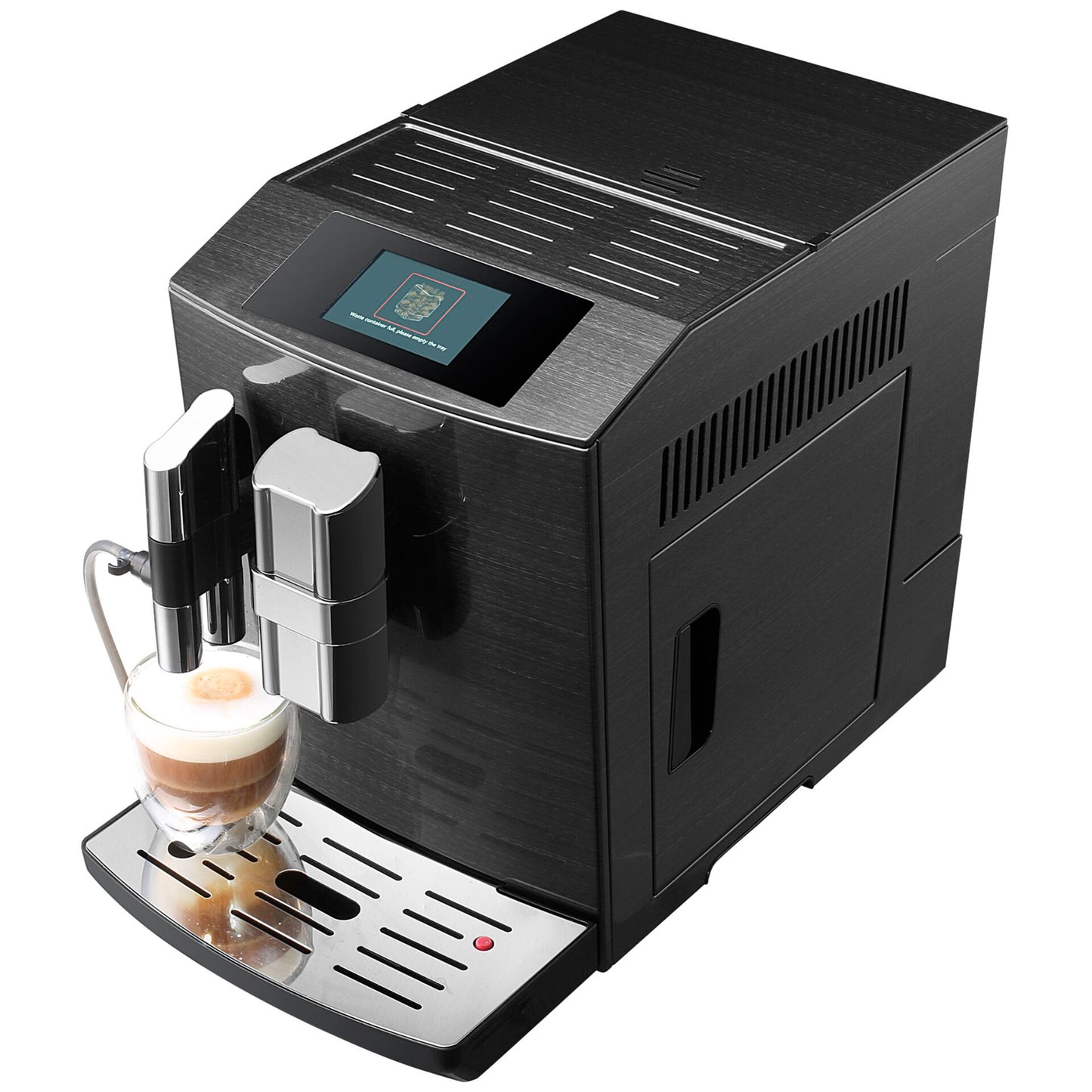 Acopino Modena  ONE TOUCH brushed INOX black