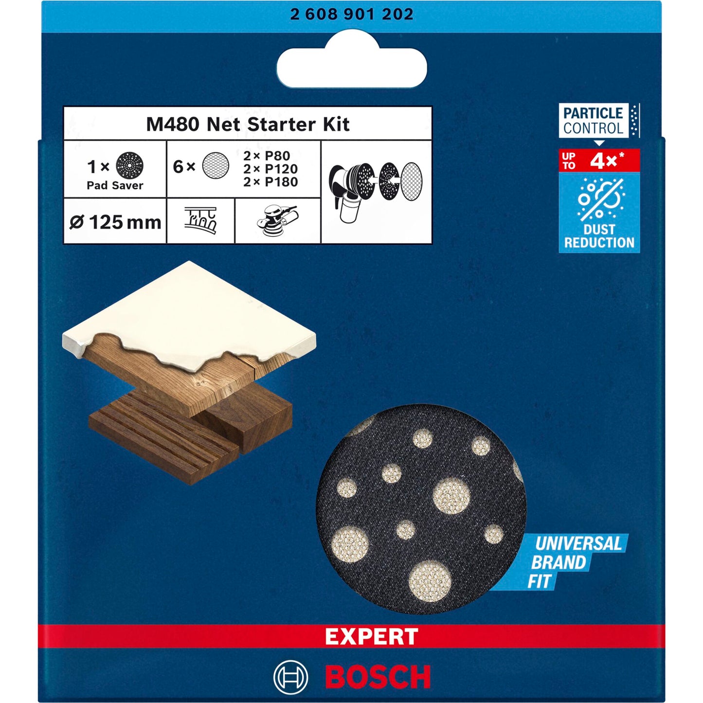 Bosch Sanding Nets    M480 125mm Starter Kit EXP