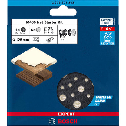 Bosch Sanding Nets    M480 125mm Starter Kit EXP