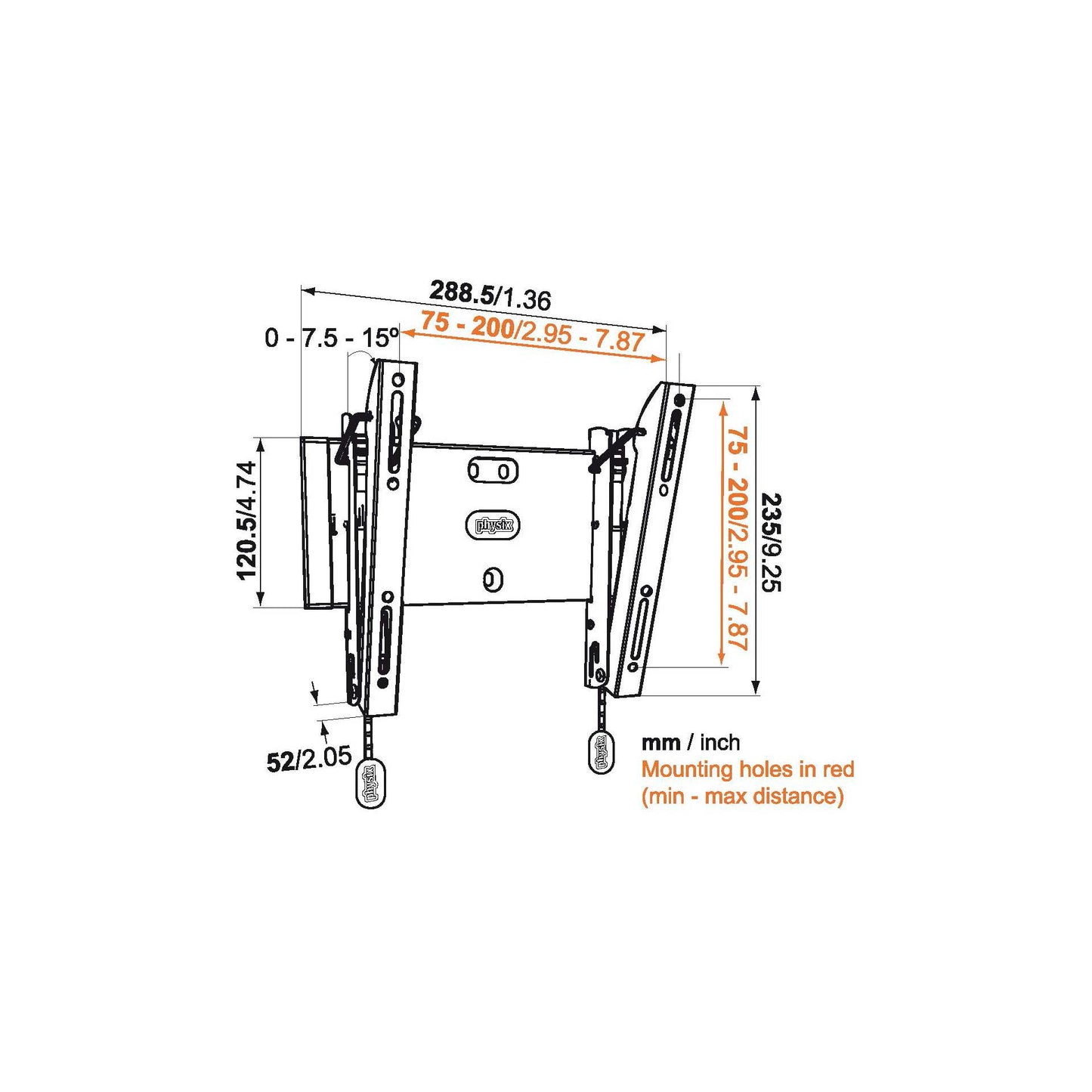 Vogels Base 15 S TILT TV Wall Mount 200x200