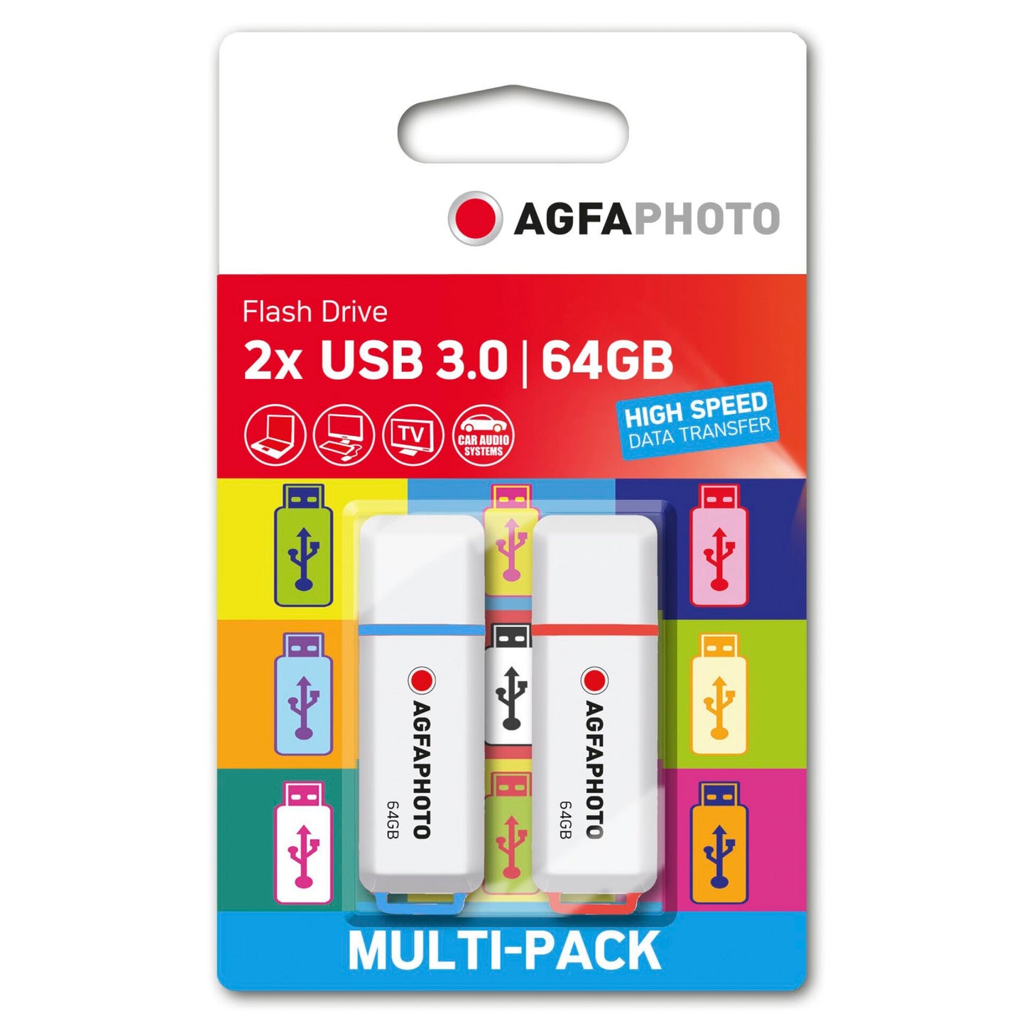 AgfaPhoto USB 3.0           64GB Color Mix MP2