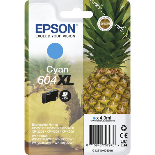 Epson ink cartridge cyan 604 XL                    T 10H2