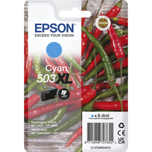 Epson ink cartridge cyan 503 XL                    T 09R2