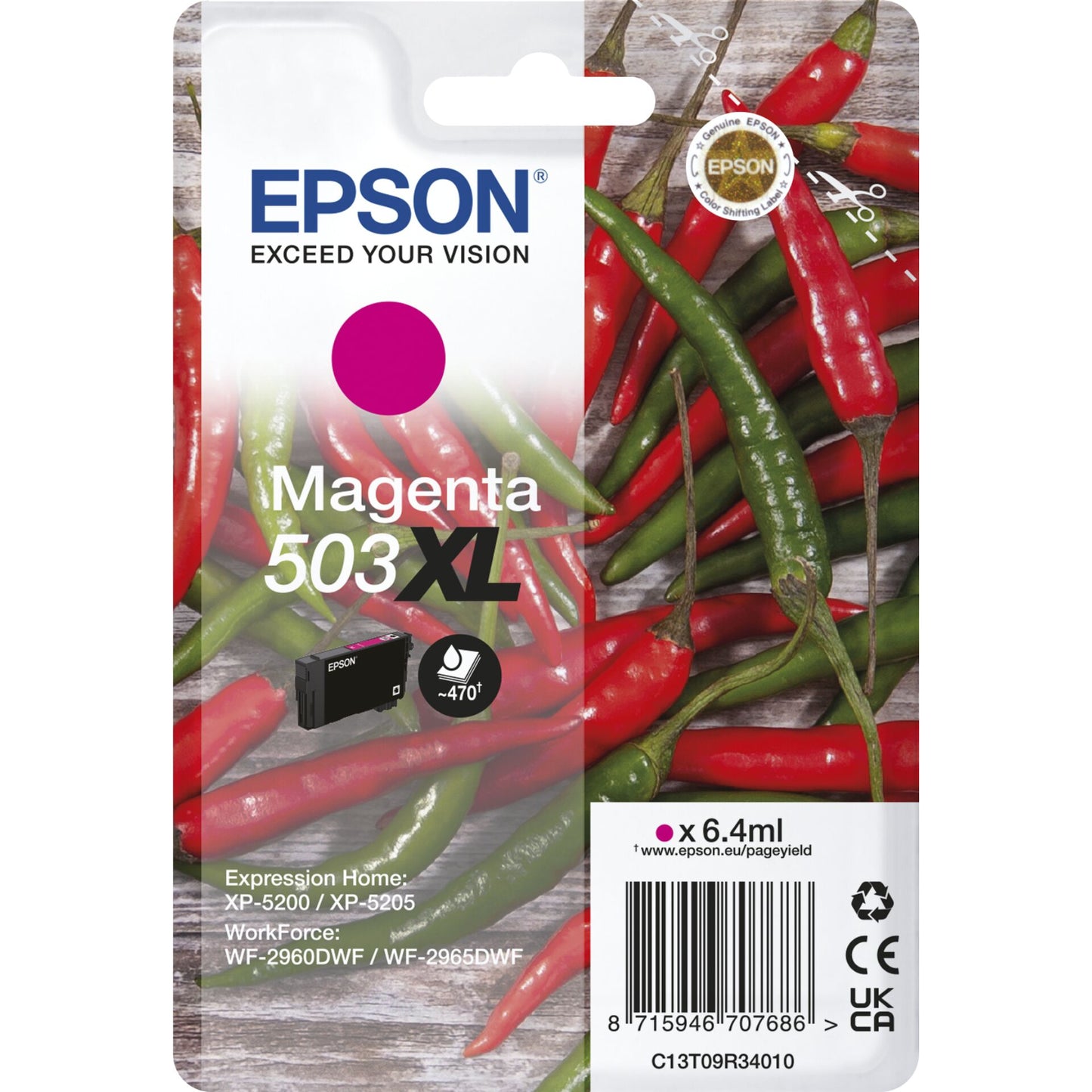 Epson ink cartridge magenta 503 XL                    T 09R3