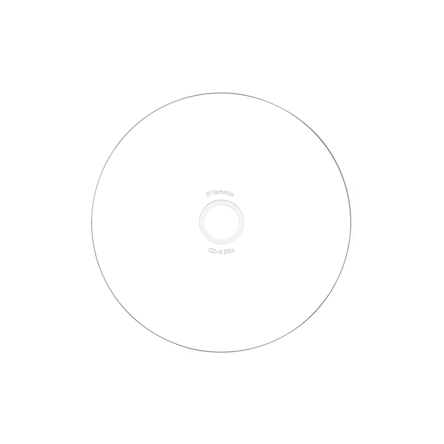 1x25 Verbatim CD-R 80 / 700MB 52x Speed, Data Life plus print.