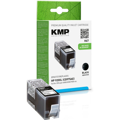KMP H67 ink cartridge black comp. w. HP CD 975 AE No. 920 XL