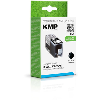 KMP H67 ink cartridge black comp. w. HP CD 975 AE No. 920 XL