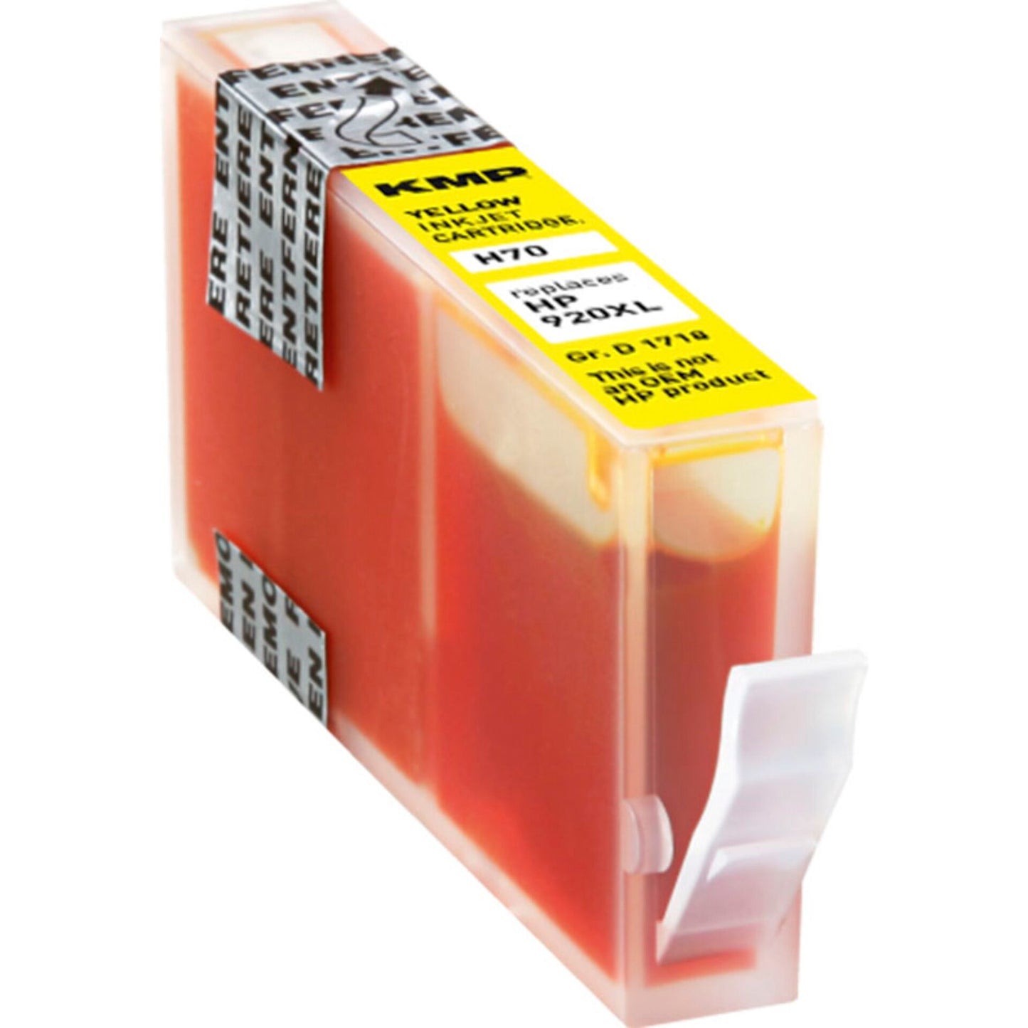 KMP H70 ink cartridge yellow comp. w. HP CD 974 AE No. 920 XL