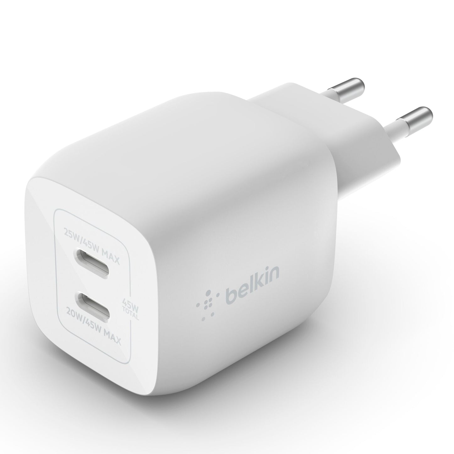 Belkin BOOST Charge USB-C 45W Charger GaN PD+PPS WCH011vfWH