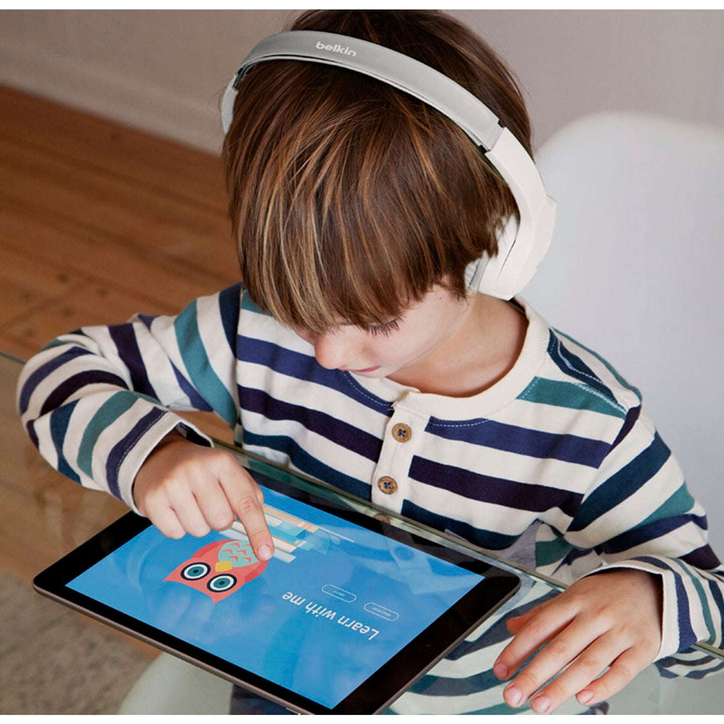 Belkin Soundform Mini-On-Ear Kids Headphone white AUD002btWH