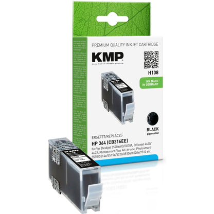 KMP H108 ink cartridge black compatible with HP CB 316 EE