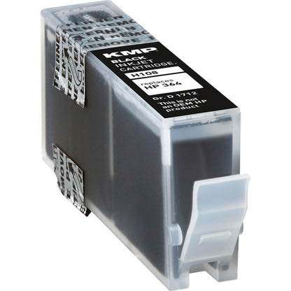 KMP H108 ink cartridge black compatible with HP CB 316 EE