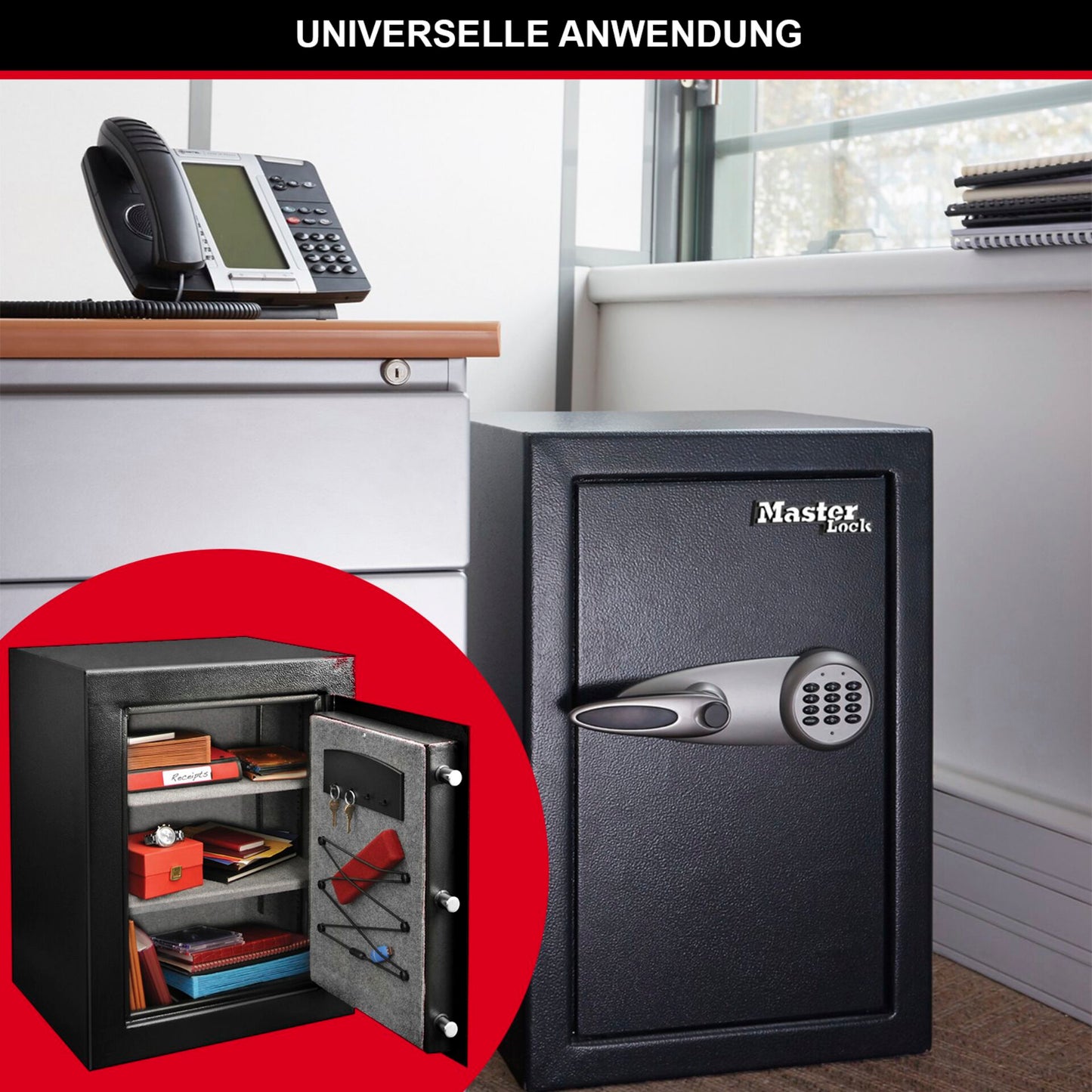 Master Lock Digital XL Safe for high Security   T8-331ML