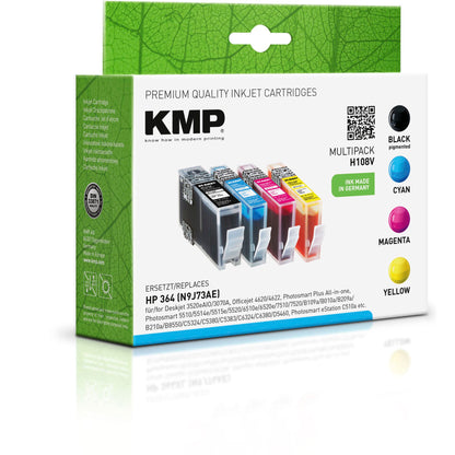 KMP H108V Multipack BK/C/M/Y compatible with HP No. 364