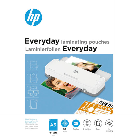 HP Everyday Laminating pouches 80 Micron, 25 pcs.