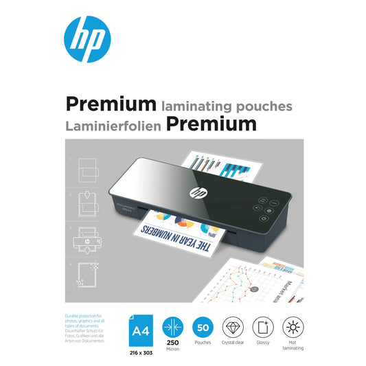 HP Premium Laminating pouches A4 250 Micron