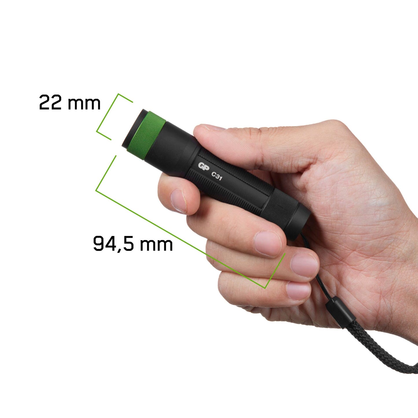 GP Torch C31X 100 Lumen 1 x AA          260GPACT0C31X000
