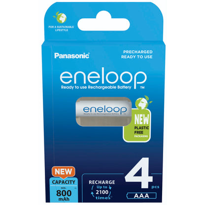 1x4 Panasonic Eneloop Micro AAA 800mAh              BK-4MCDE/4BE