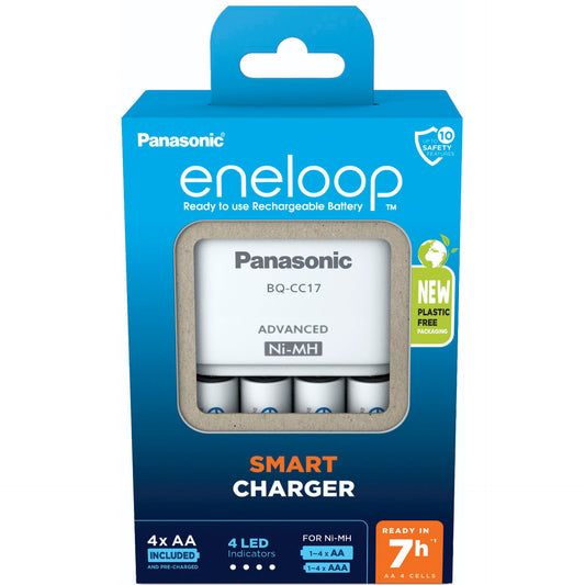 Panasonic Eneloop Smart Charger BQ-CC17 inkl.4xAA   K-KJ17MCD40E