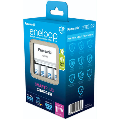 Panasonic Eneloop Smart Plus Cha BQ-CC55 incl. 4xAA K-KJ55MCD40E