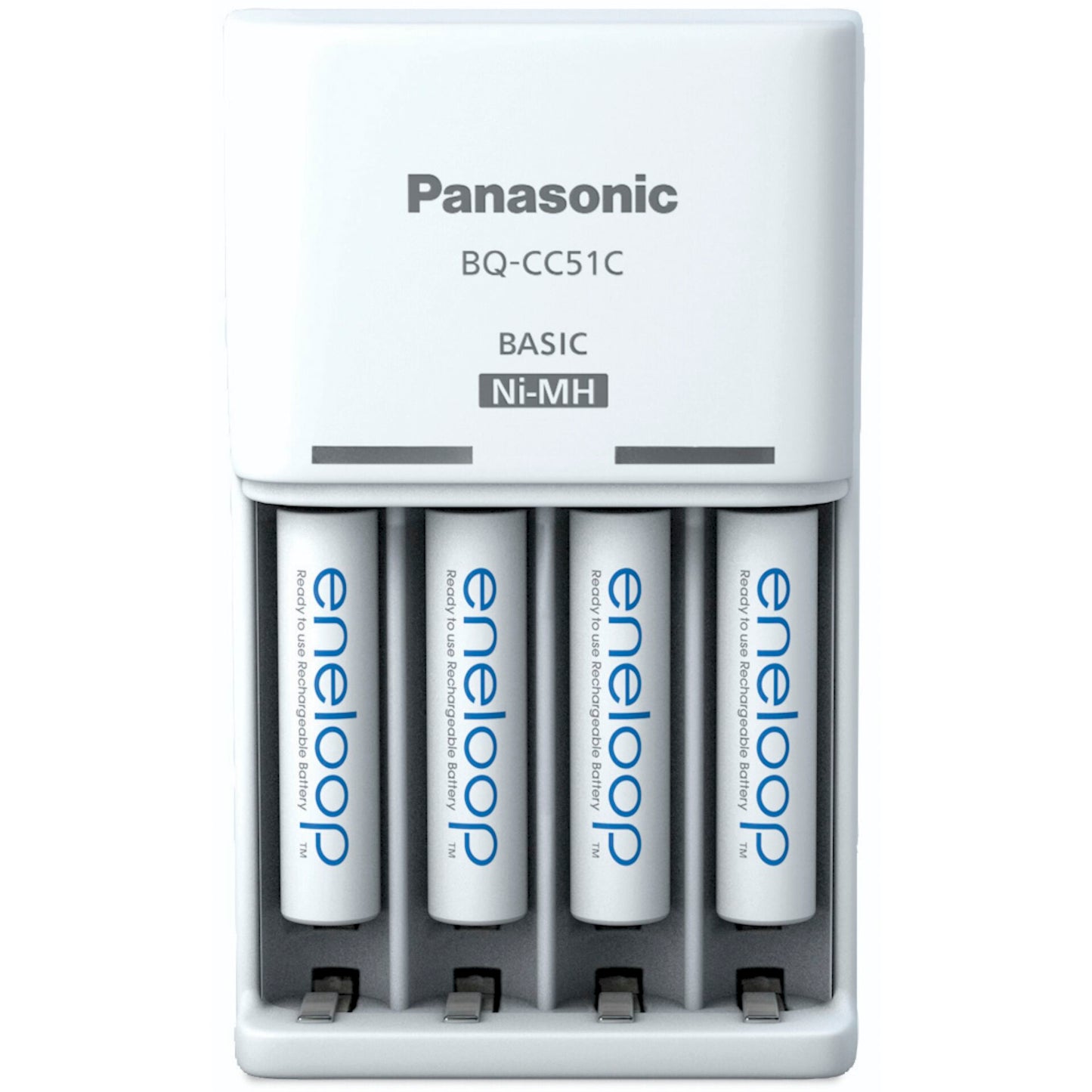 Panasonic Eneloop Basic Charger BQ-CC51 incl. 4xAAA K-KJ51MCD04E