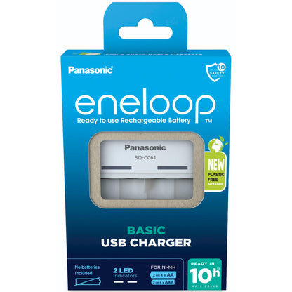 Panasonic Eneloop Basic Charger USB BQ-CC61 without Batteries