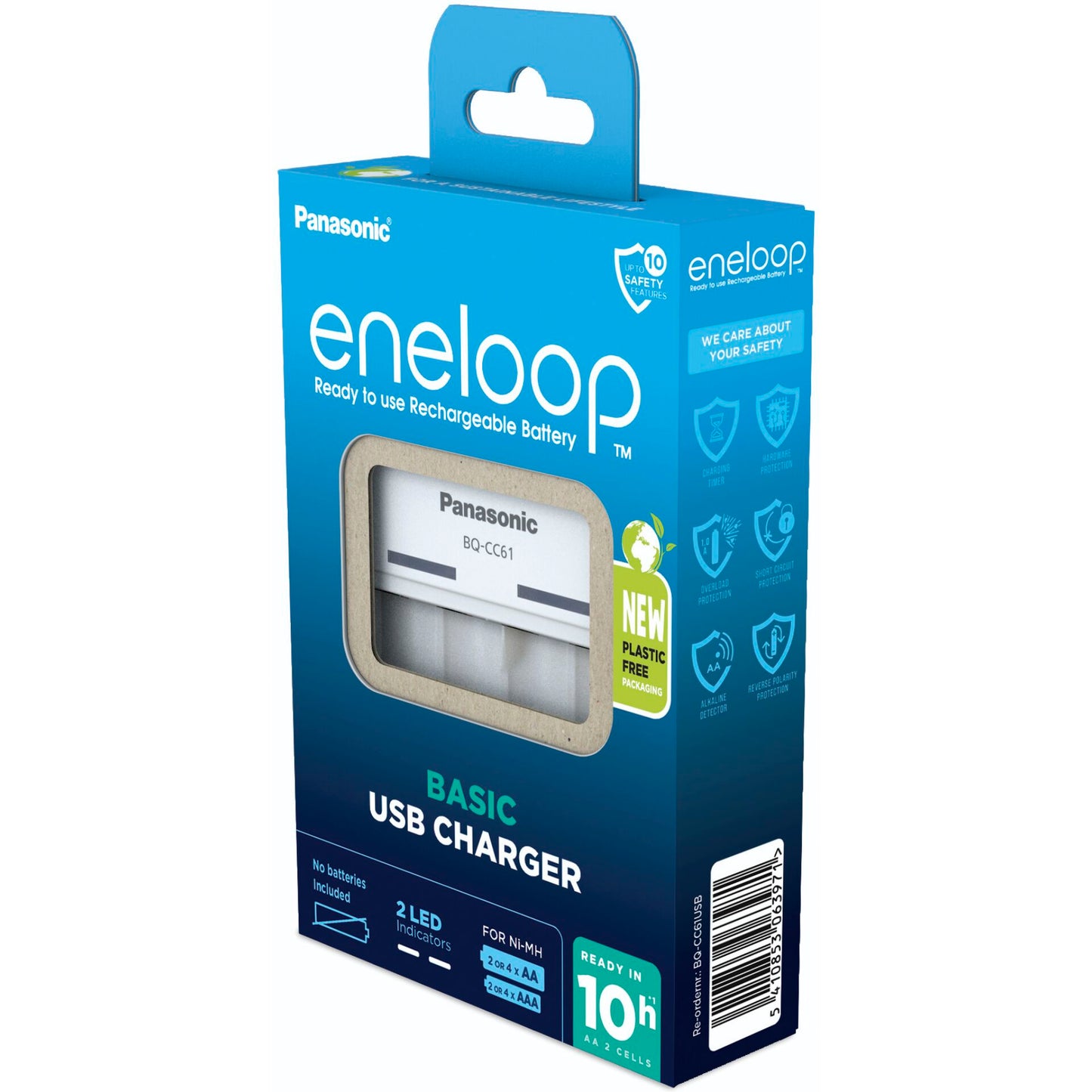 Panasonic Eneloop Basic Charger USB BQ-CC61 without Batteries