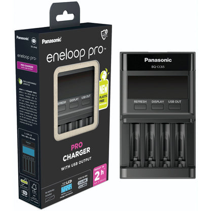Panasonic Eneloop LCD PRO Charg. BQ-CC65 ERP without Batteries
