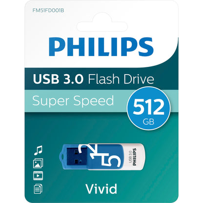 Philips USB 3.0            512GB Vivid Edition Spring Blue
