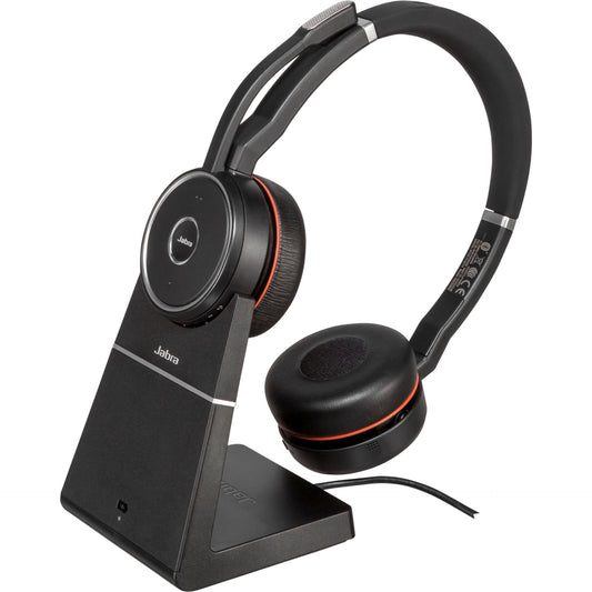 Jabra Evolve 75 MS Wireless On-Ear Headset with Charger