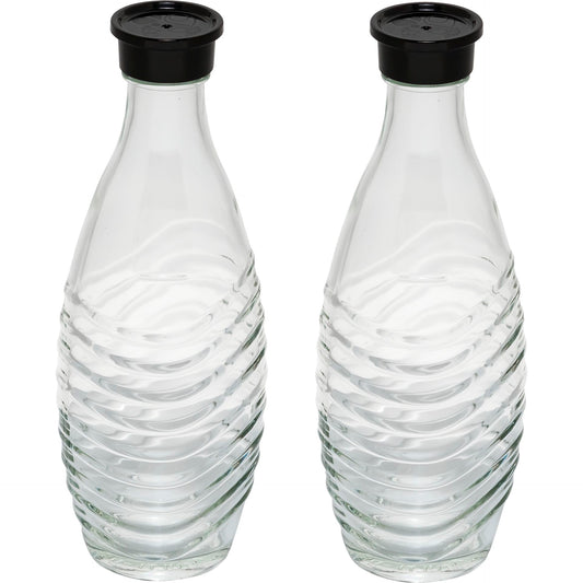 Sodastream Crystal Penguin Twin Pack Glass Carafe 0,7L
