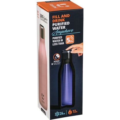 Asobu UV-Light Bottle Pink, 0.5 L