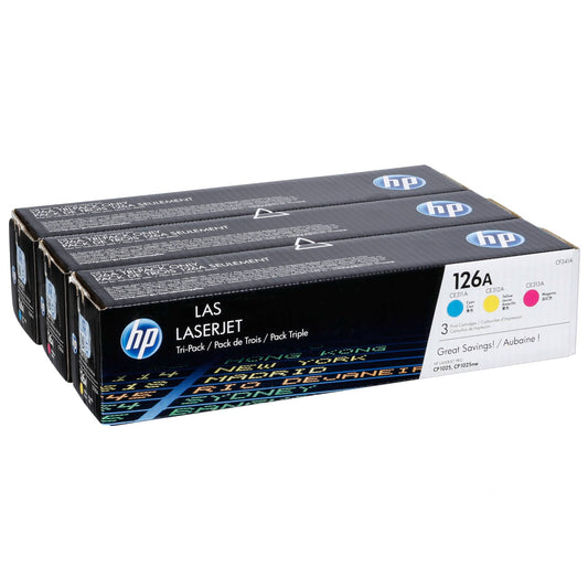 HP Toner Multi Pack CF 341 A C/M/Y No. 126 A