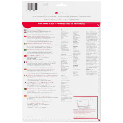 3M PF156W9B Privacy Filter Black for 39,6cm 15,6  16:9