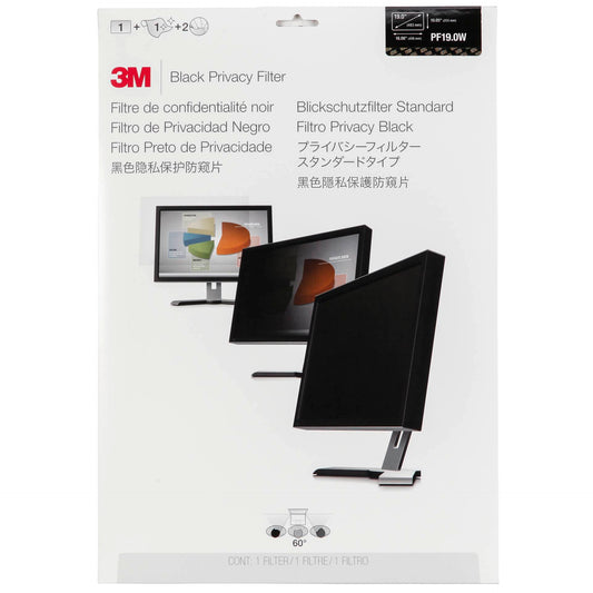 3M PF190W1B Privacy Filter Black for 48,3cm 19,0  16:10
