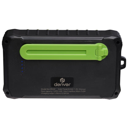 Denver Powerbank Solar PSO-10012 10000mAh +  Hand Crank Dynamo